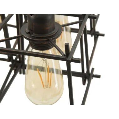 LAMPADARIUM INDUST STICK 6 ŻARÓWEK 16X16X16 cm (POJEDYNCZY)